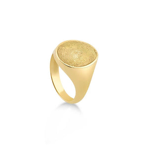 Anello Impronta Chevalier in oro