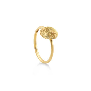 Anello Impronta in oro