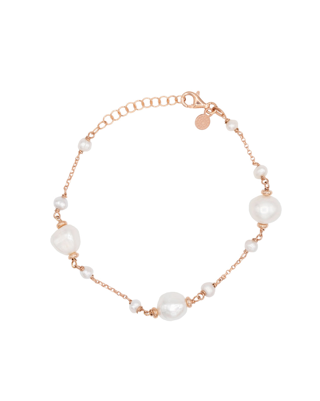 Bracciale Perle Grandi e Piccole B351