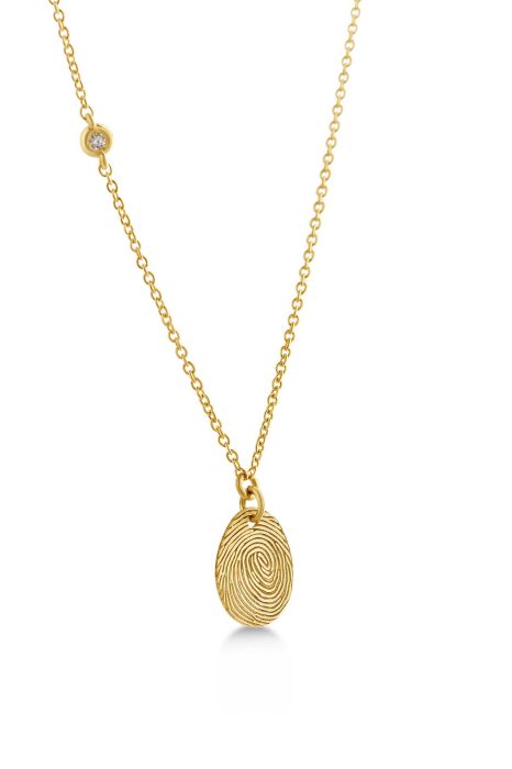 Collana Impronta in oro giallo