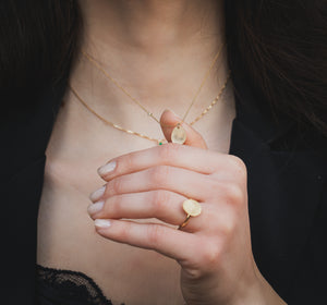 Collana Impronta in oro giallo