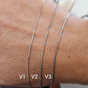 Bracciale Saldato V2 oro bianco