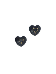 COPPIA DI ORECCHINI CUORE BON TON orbnt42gi