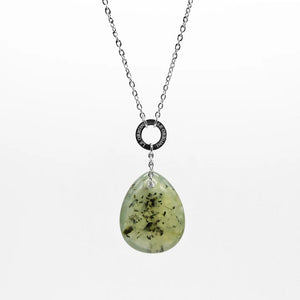 Collana Goccia Prehnite